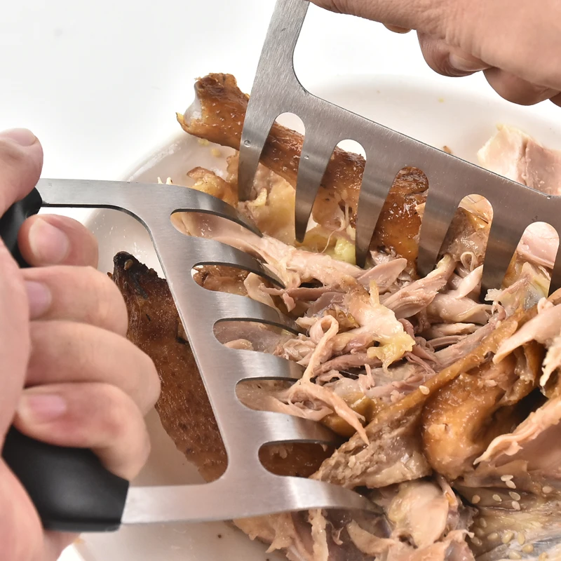 Барбекю лапы мясо когти измельчения вилки щипцы металла шред курица Шредер свинина обработчик резьба для барбекю, гриля, мяса, качественная отделка