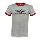 2020 футболка, футболка Aeroflot, CCCP, гражданская авиация, принт, СССР, Россия, воздушные силы, русские футболки, топы