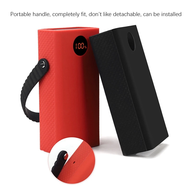 

Silicone Case for ROMOSS Zeus PEA40 40000MAh Power Bank Anti-Slip/Anti-Fall Soft Cover Portable Protective Sleeve