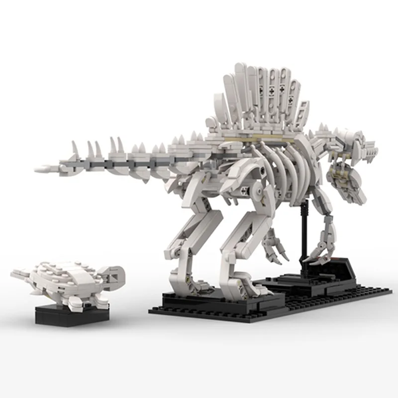 

Jurassic Era 3D Dinosaurs Fossils Skeleton Model Building Blocks Bricks Museum Educational DIY Toys Children Gifts