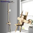 Матовый никелевый смеситель для душа набор осадков смесители для ванных комнат вращающийся кран для ванны с одной ручкой Ванная комната настенная Душевая система