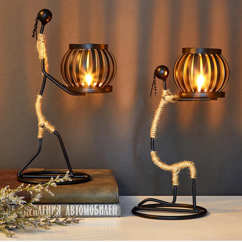 

Candle Holder Decoration European Personality Creative Candle Holder Dining Table Party Home Decoration Small Decoration