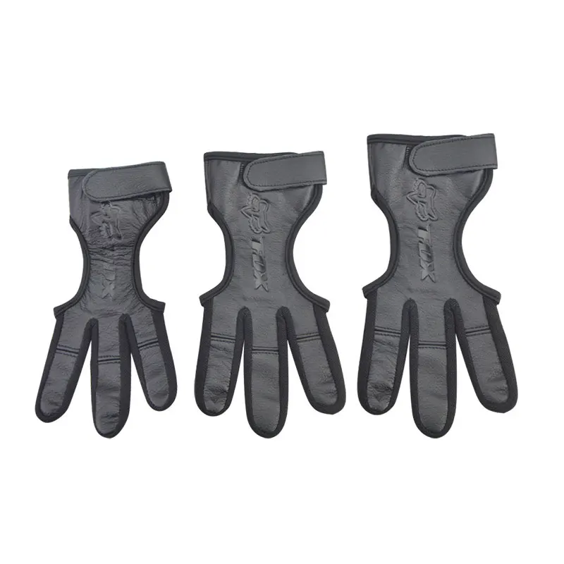 1 шт. перчатки для стрельбы из лука 3 пальца высокоэластичные защитные рук