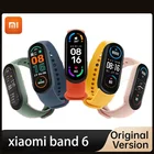 Смарт-браслет Xiaomi Mi Band 6, фитнес трекер с AMOLED экраном, с функцией измерения пульса и уровня кислорода в крови, с поддержкой Bluetooth, водонепроницаемый, 5 цветов