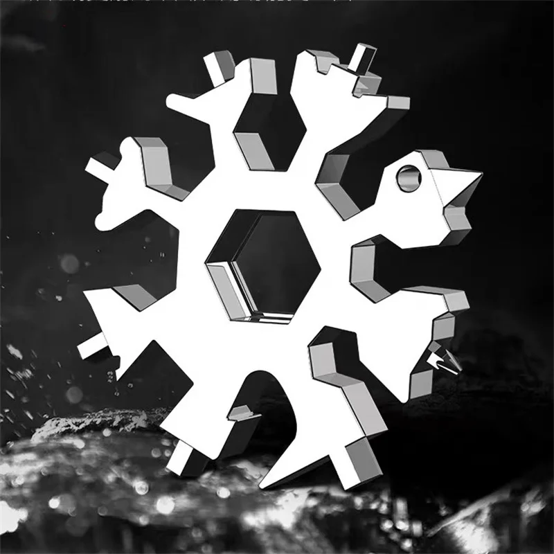 

Creative multifunctional tool portable snowflake wrench screwdriver kit manual tool adjustable wrench maintenance tool hand tool