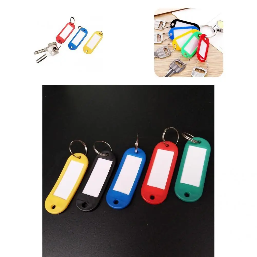 

Яркие разноцветные легкие практичные маленькие этикетки, флейты для ключей, 50 шт./компл.