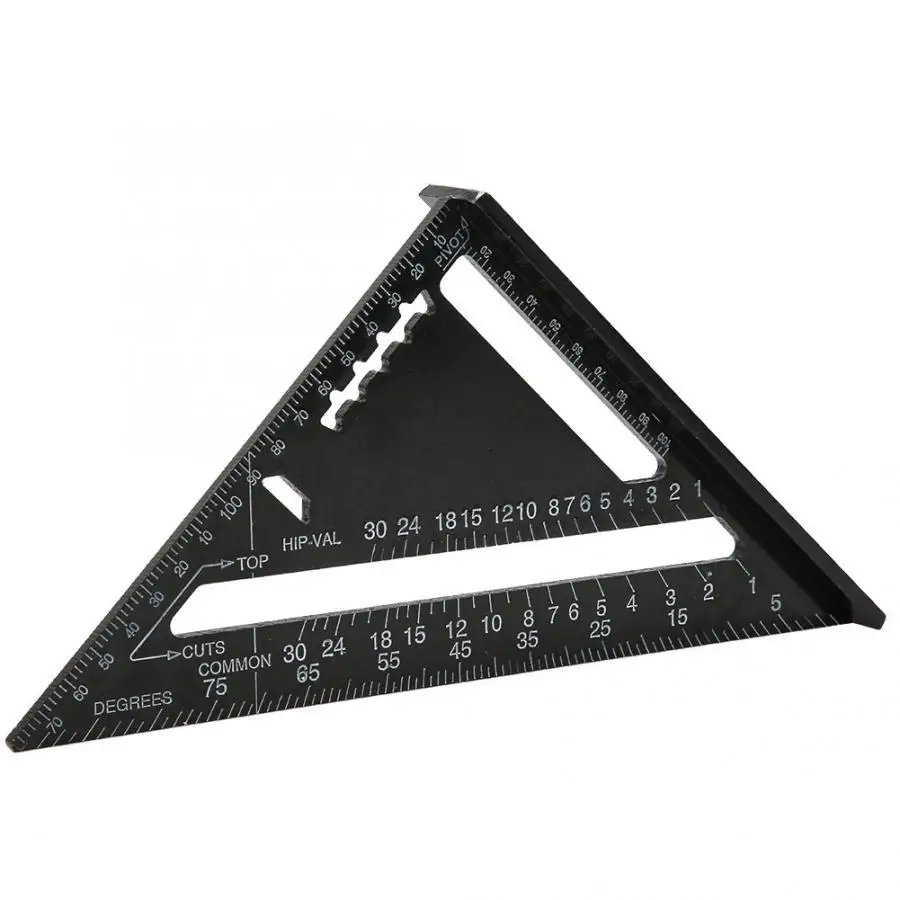 7 дюймовый Метрическая Алюминий сплав черного окисления кровельные Треугольники