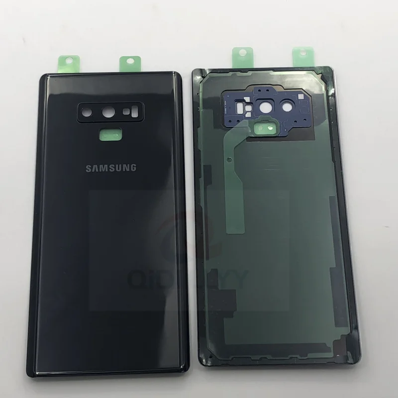 Для SAMSUNG Galaxy Note 9 N960 N960F N9600 Задняя стеклянная крышка для батареи задняя дверь Чехол для корпуса для SAMSUNG Note 9 Задняя стеклянная крышка