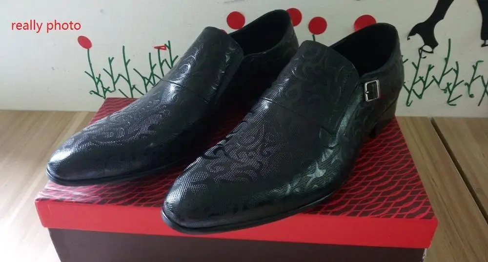 Брендовые Мужские модельные туфли Лидер продаж мужские из 100% натуральной кожи