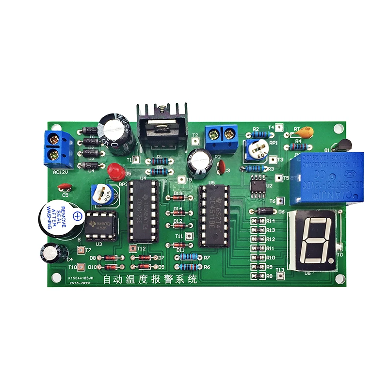 Автоматическая сигнализация контроля температуры аналоговая схема контроль в