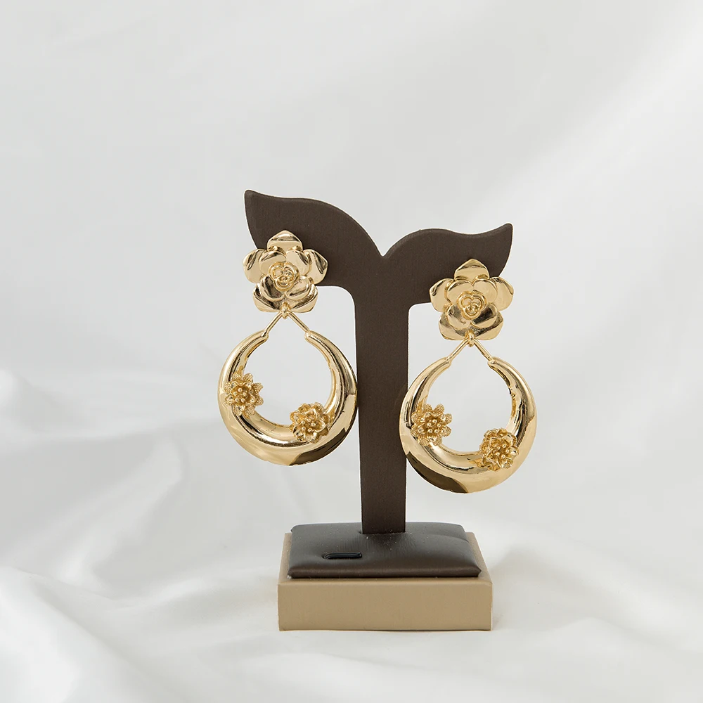 2020 модные сверкающие серьги в форме капли подвески стиле ретро красивые золотые