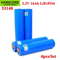 4pcs varicore 3 2v 33140 15ah lifepo4 cells lithium iron phospha 16000mah for 4s 12v ebike e scooter power tools battery pack
