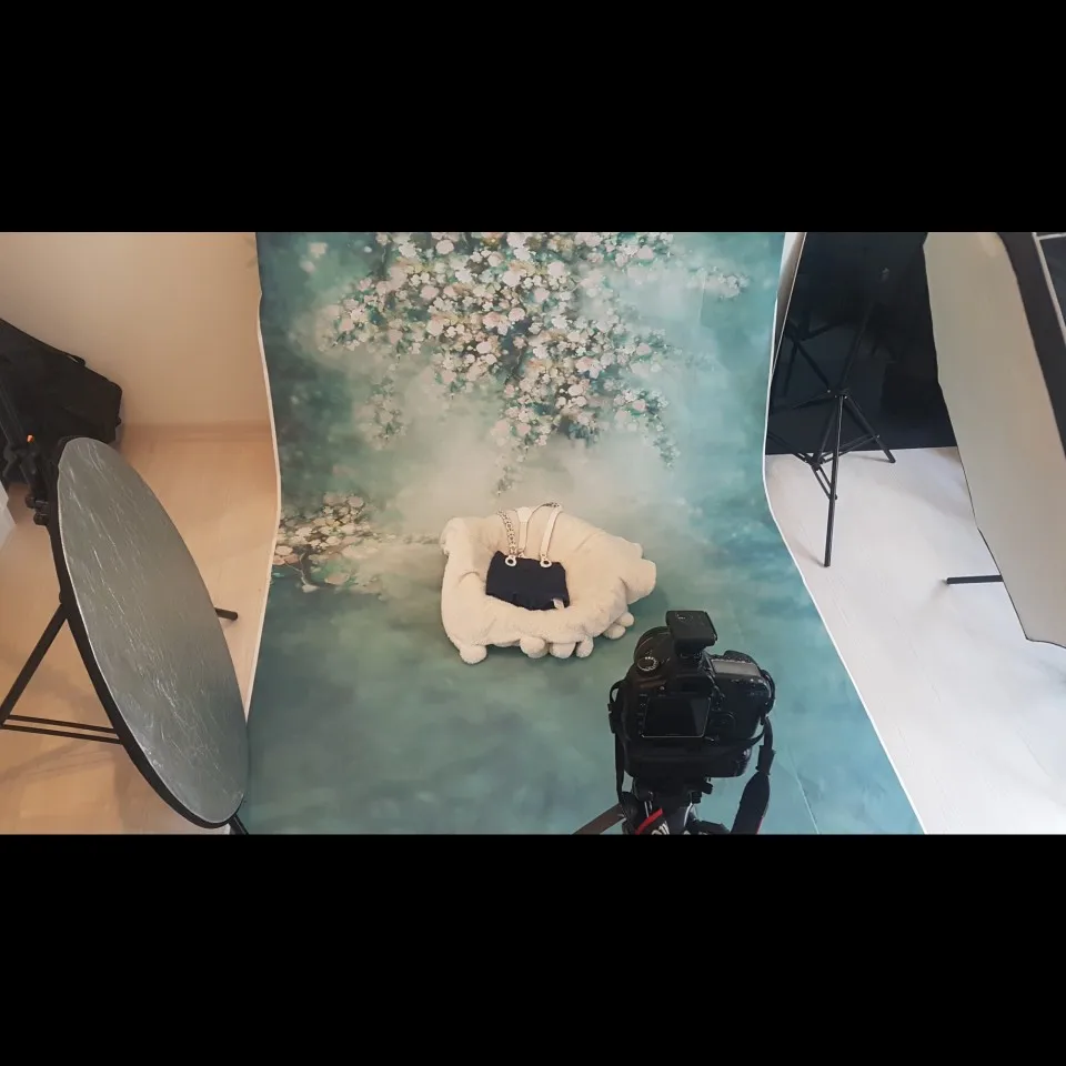 Новорожденный фон для фотосъемки детский душ день рождения фотосессия фон для детской фотостудии