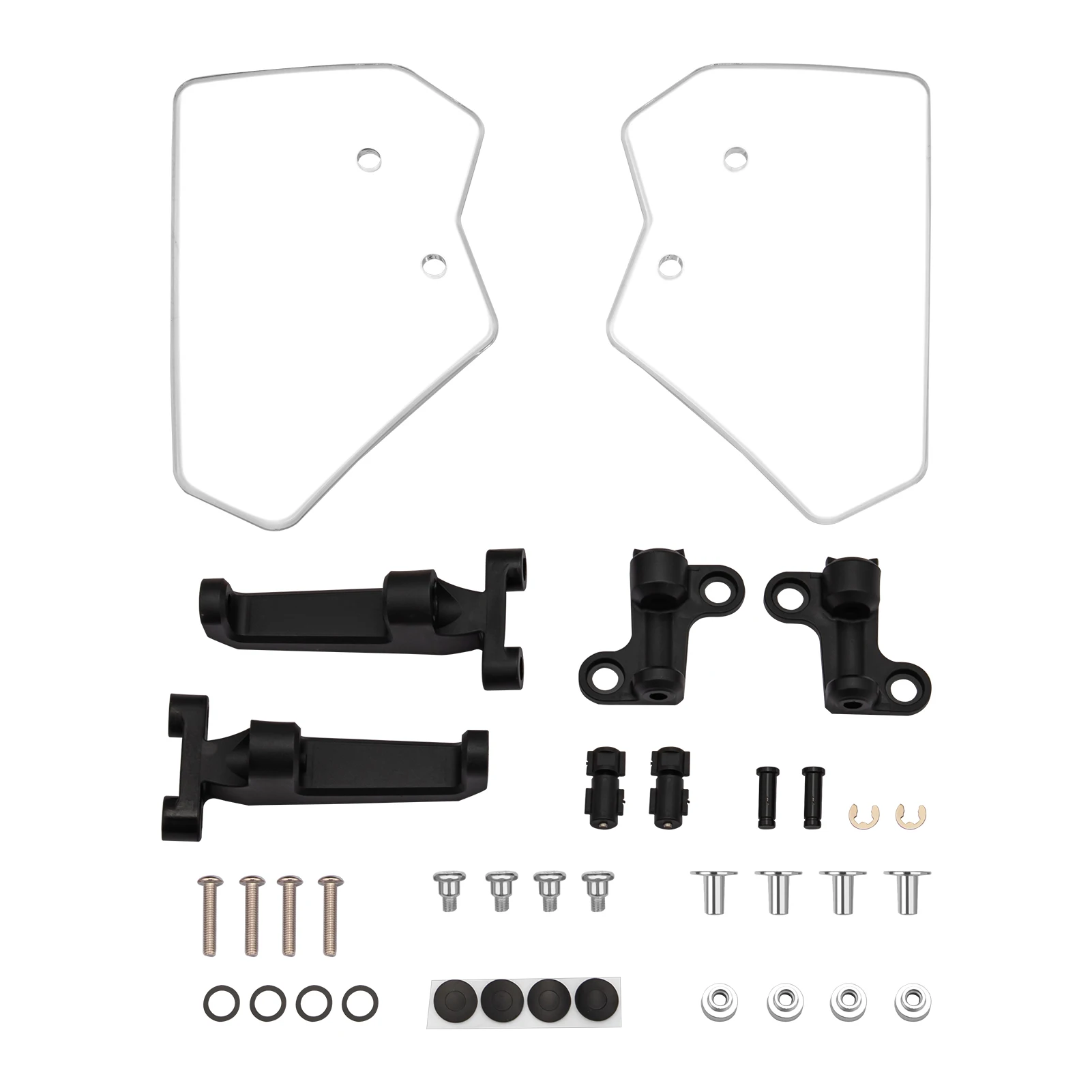 

Motorcycle Accessories Air Reflector Arm Panel Mount Kit Clear For Honda Goldwing GL1800 2018-2021 Upper Fairing Wind Deflector