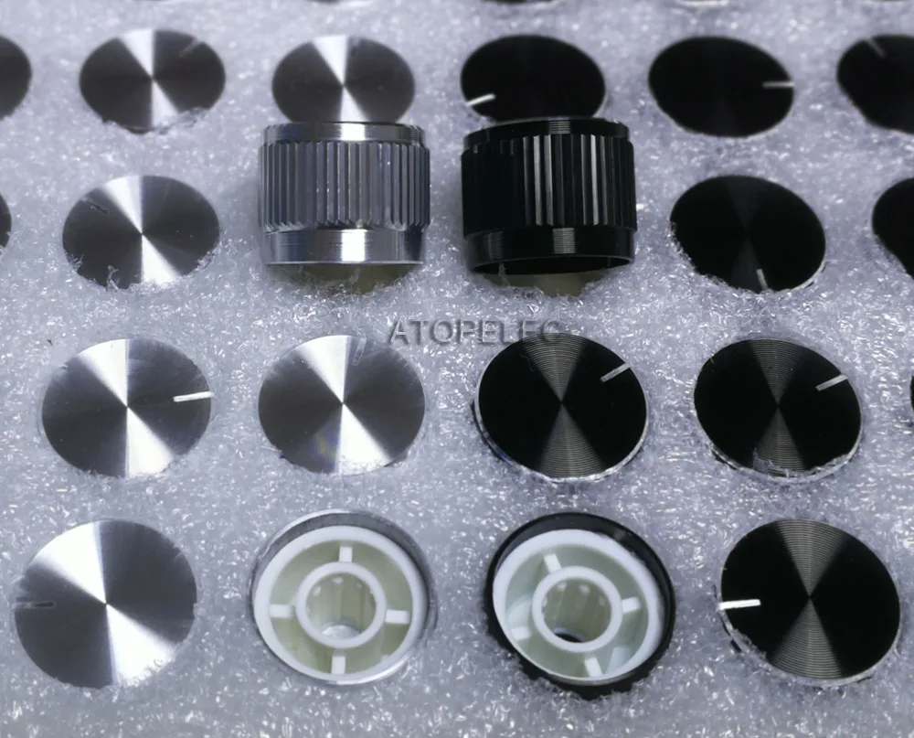 Алюминиевый компакт диск DAC усилитель потенциометр громкости ручка 6 мм