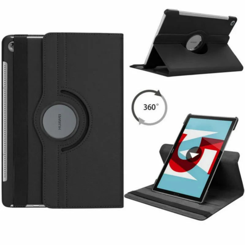 

For Huawei MediaPad M5 10.8 Tablet Case 360 Rotating Bracket PU Leather Cover For MediaPad M5/M5 Pro 10.8"2018 CMR-AL09/W09/W19
