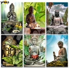 Алмазная мозаика стразы, полноразмернаякруглая вышивка из камня Будды, мозаика, вышивка крестиком, декоративный подарок TY63