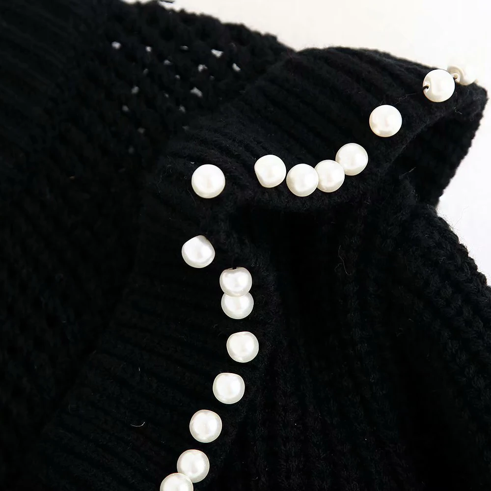 Za 2019 зимняя одежда женский свитер пуловер модный круглый вырез длинный рукав