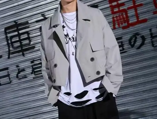 S 6XL Горячая/Весенняя Мужская Новая модная Персонализированная большого размера