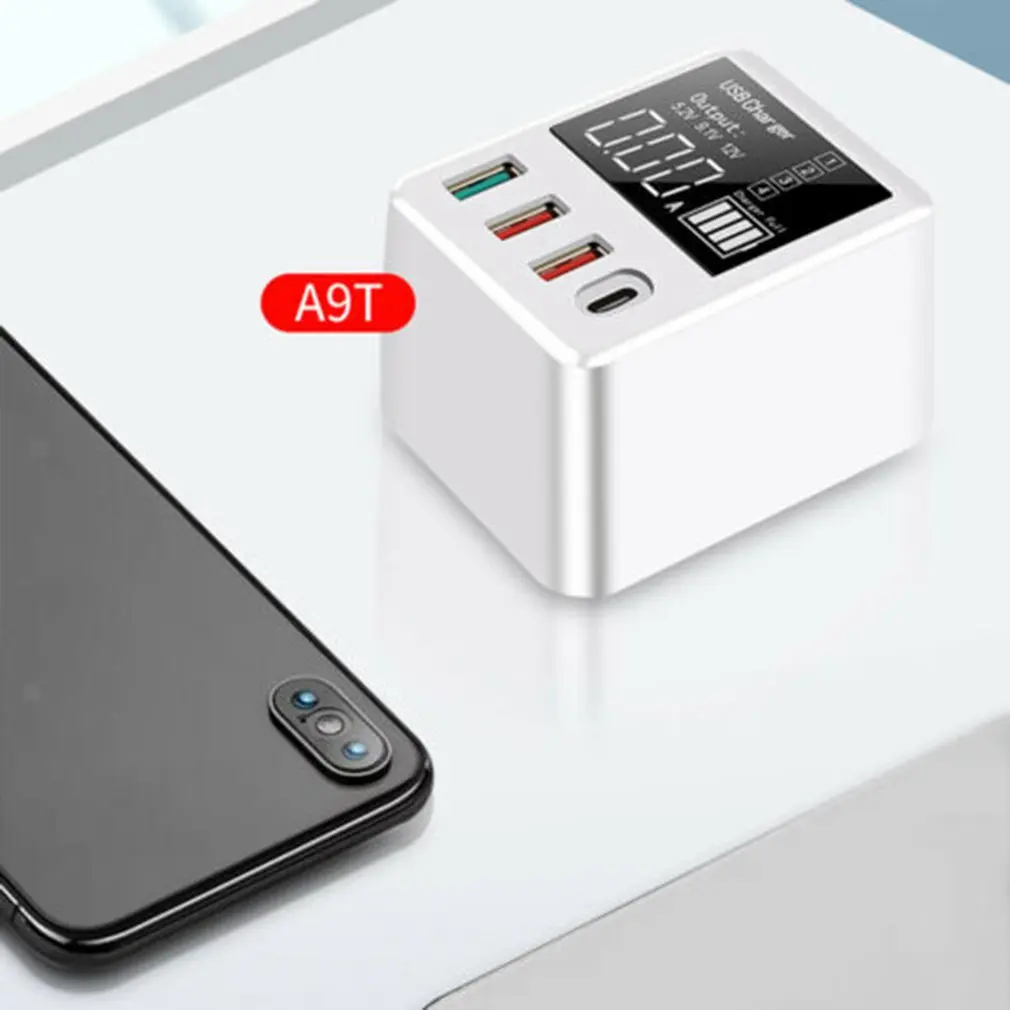 Зарядное устройство QC3.0 с 4 USB портами док станция для быстрой зарядки