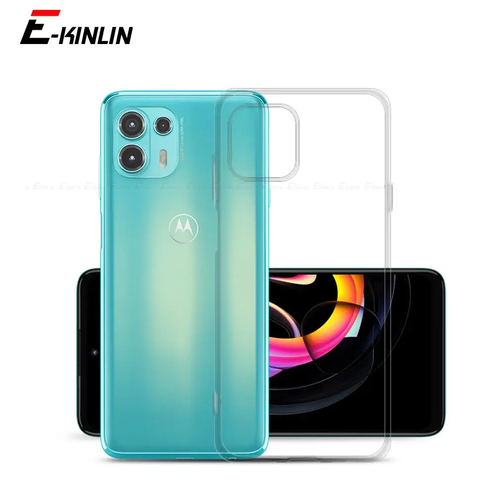 

Silicone Phone Case For Motorola Moto Edge 30 20 Ultra Fusion Pro X30 Lite S 2022 Clear Ultra Thin Full Soft TPU Back Cover