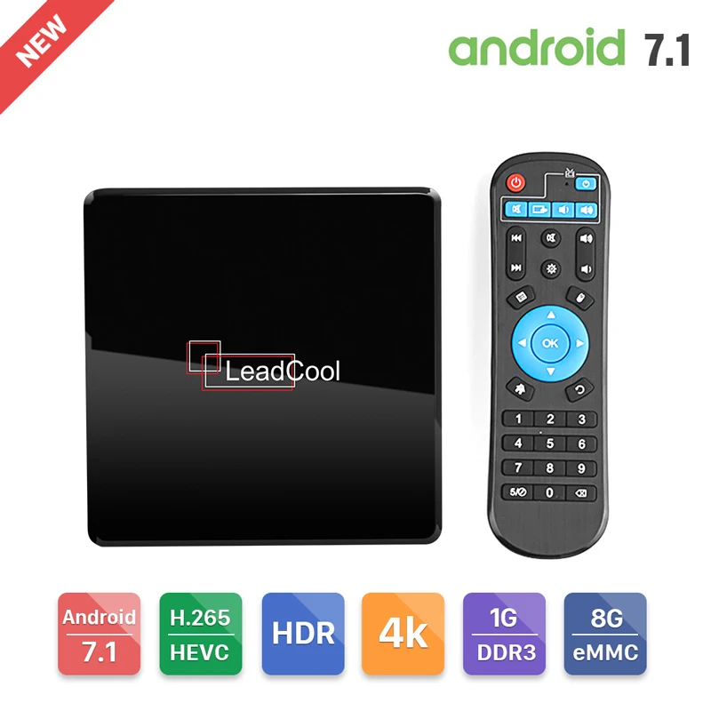 Leadcool X Ip арабское телевидение арабские голландские Android 7 1 Гб + 8 S905w Qhdtv швейцарские