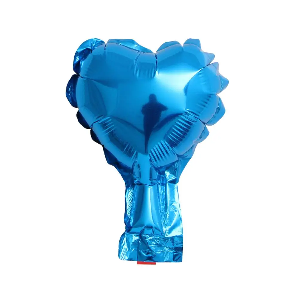 blue heart 20 шт/30 шт/50 шт 5 дюймов маленькие милые воздушные шары из фольги в форме звезды и сердца для свадебного украшения, дня рождения, вечеринки, украшения детских воздушных шаров - Цвет: blue heart