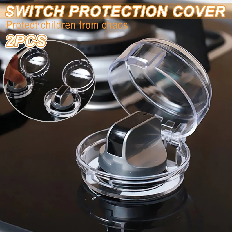 2 Pcs Gas Oven Stove Knob Cover Guard Shield Switch Protective for Kitchen Child SDF-SHIP | Дом и сад