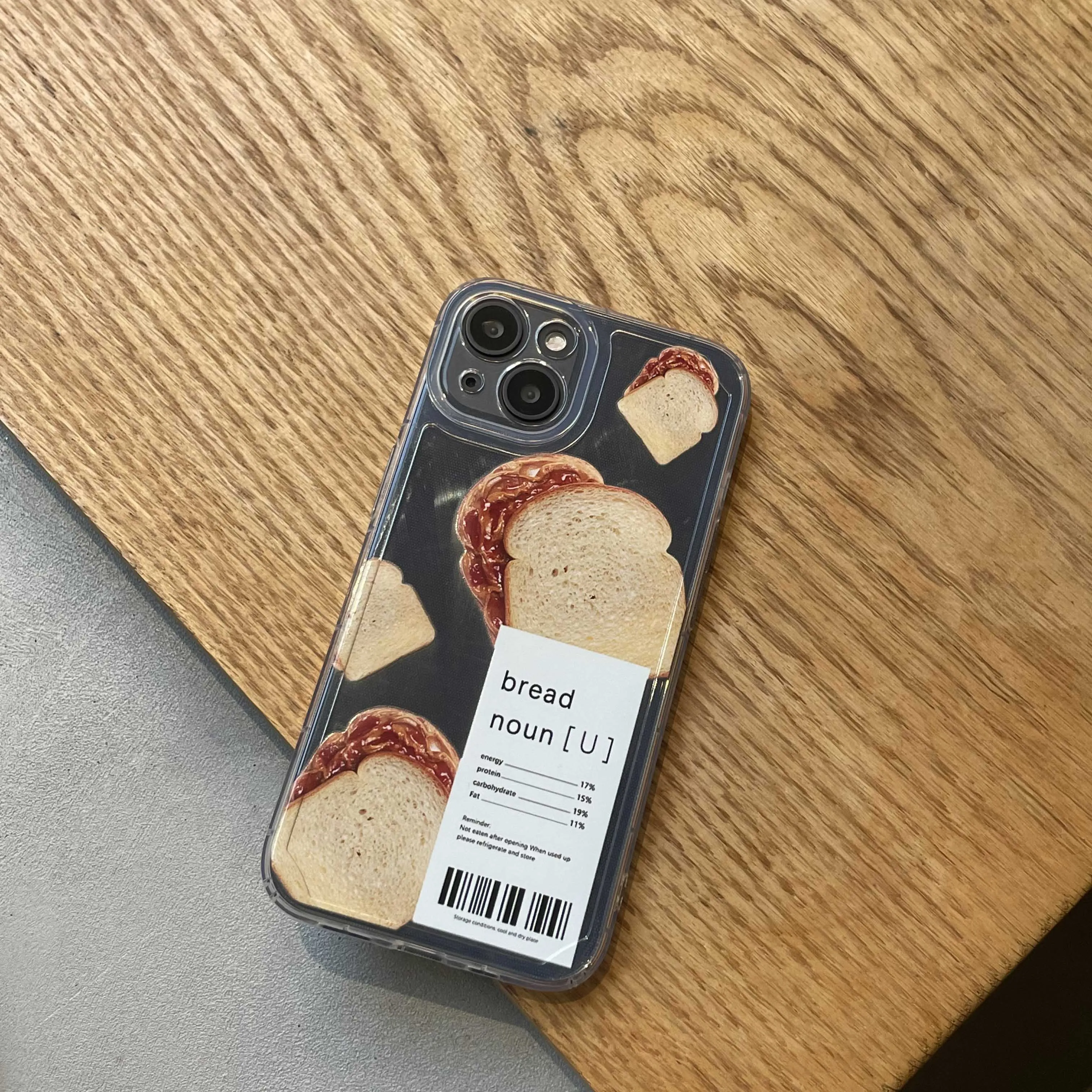 Новый чехол для телефона с ярлыком хлеба iphone 11 12 13 Pro Max мягкий прозрачный 7 8 plus XR X XS