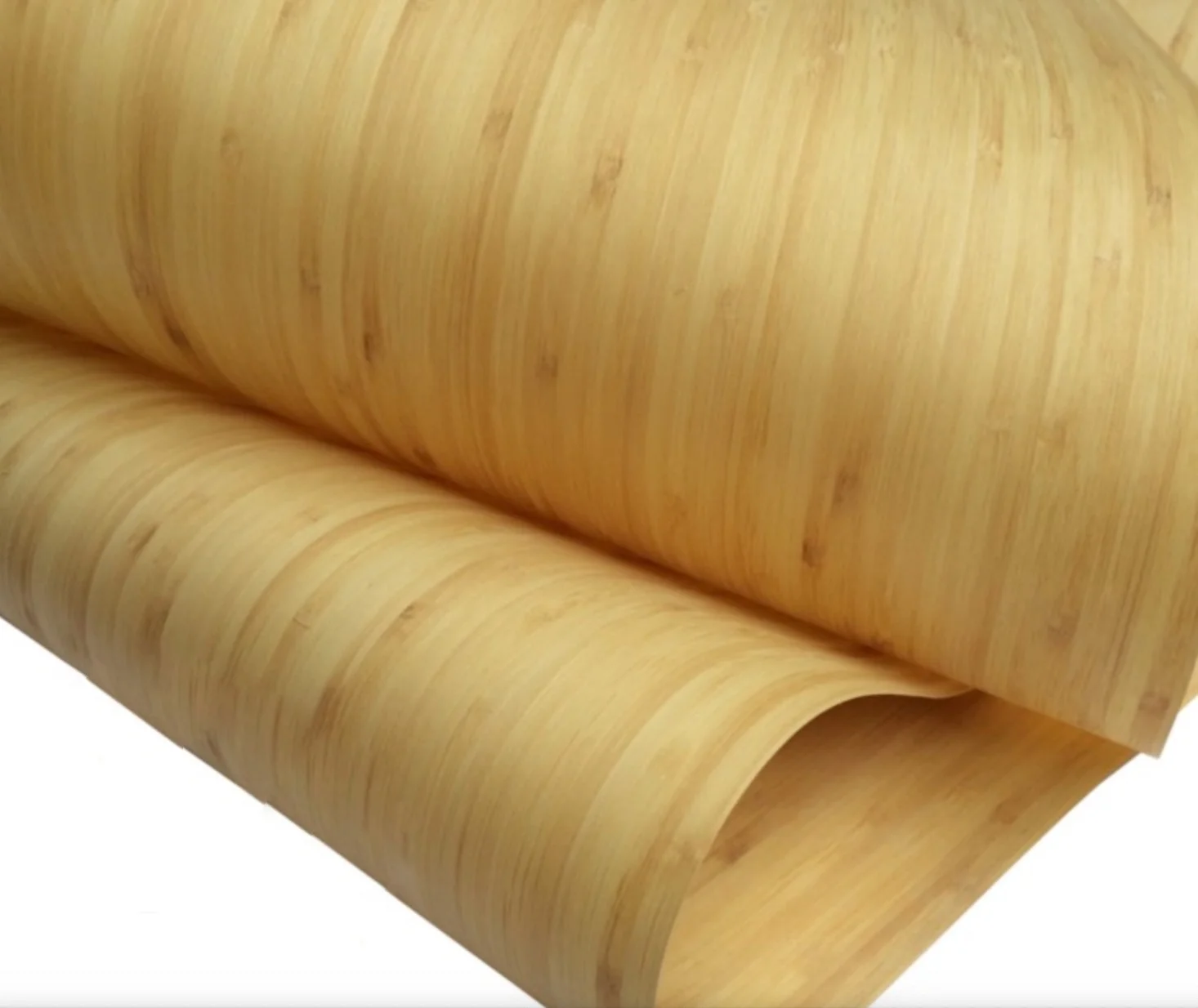 Length: 2.5Meters Thickness:0.2mm Width:40cm  Natural  Bamboo Skin Wood Veneer