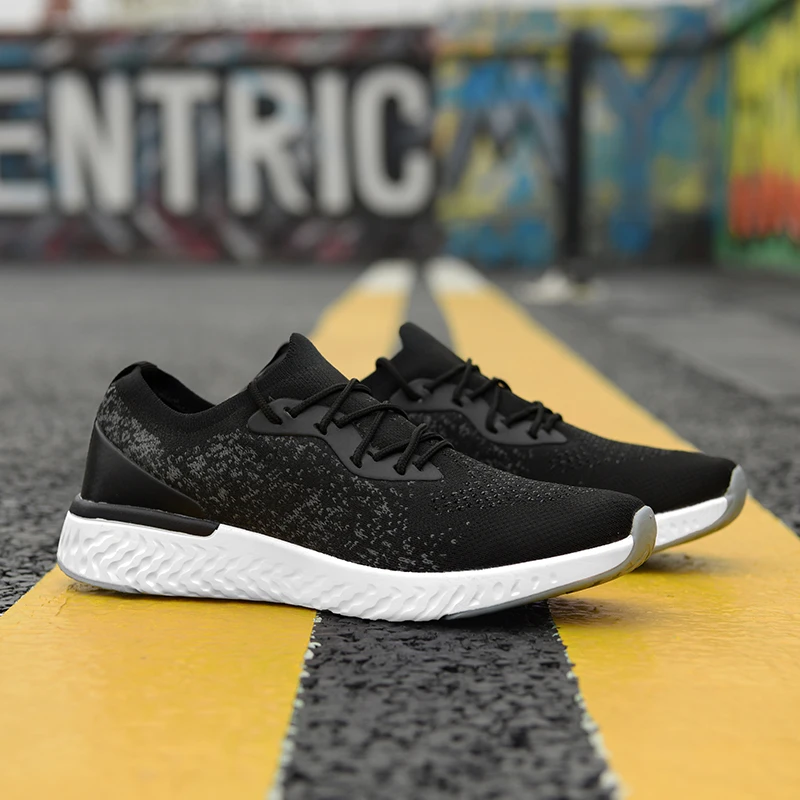 

2020 New Black White Shoes Men Women Trainers Running Shoes