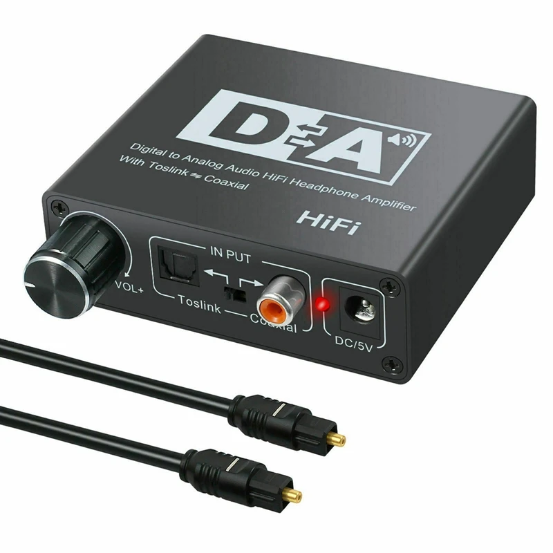 192 кГц Цифровой оптический коаксиальный Toslink в аналоговый RCA 3 5 мм o Hifi конвертер с