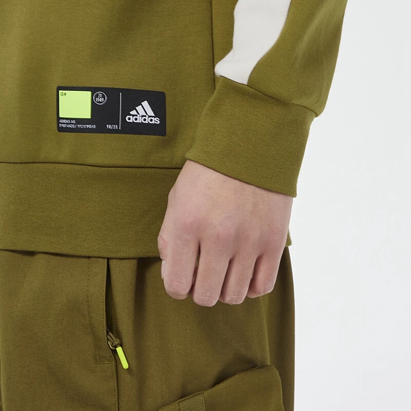 Оригинальное новое поступление Мужской пуловер Adidas TH SWT DK REF спортивная одежда |