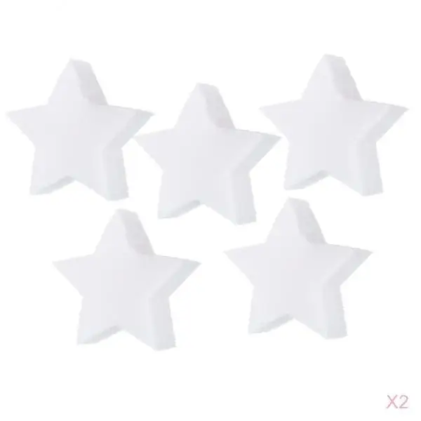 

10xStar Oil Absorbing Sponge Spa Scum Sponge For Hot Tub Swimming Pool -Star