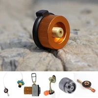 6 kinds of outdoor stove head adapter fuel gas tank joint adapter card typeflat type safety inflation valve camping equipment