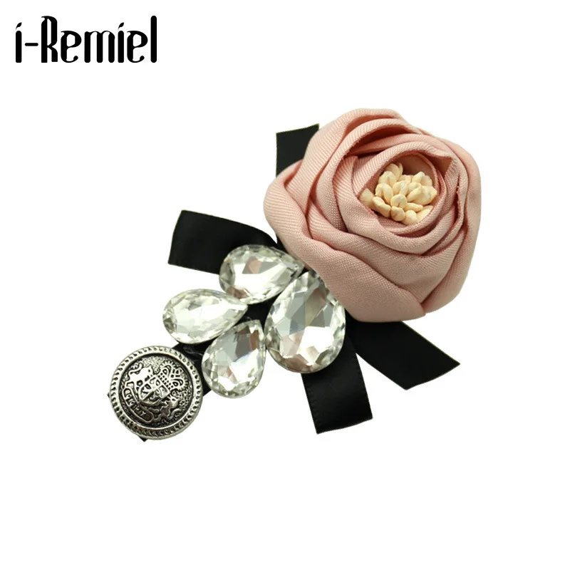 Заколка для волос на боку простая заколка с широко открытым носком цветочный