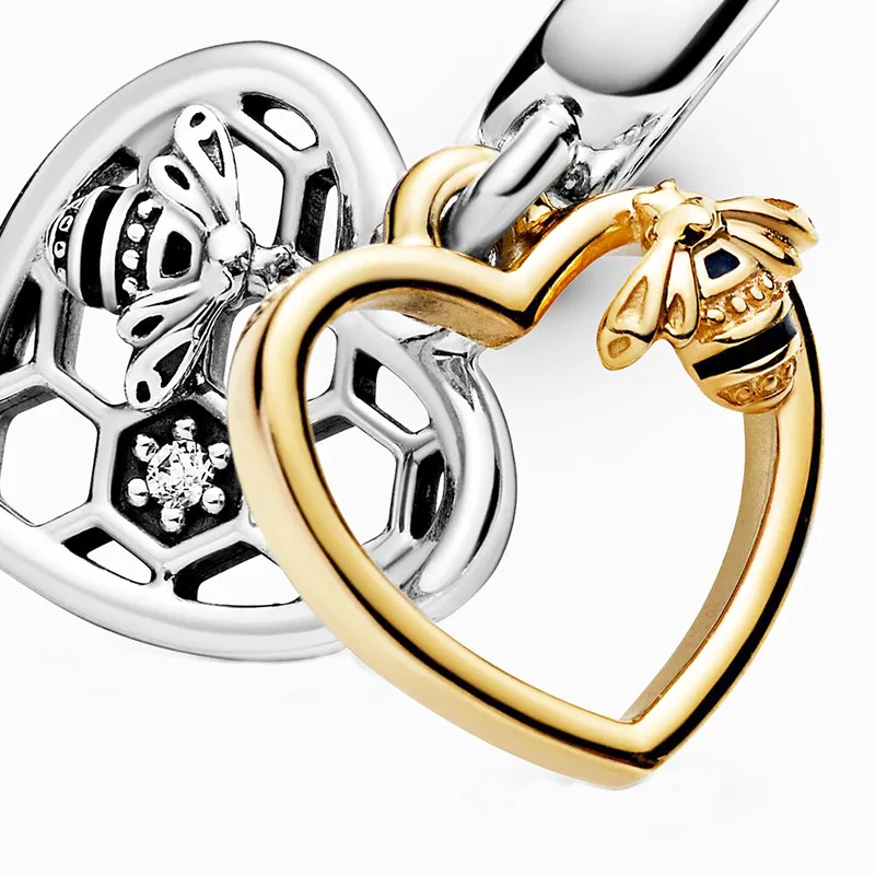 Рисунок 4 - Бусина-Шарм «Мама и пчела» из серебра