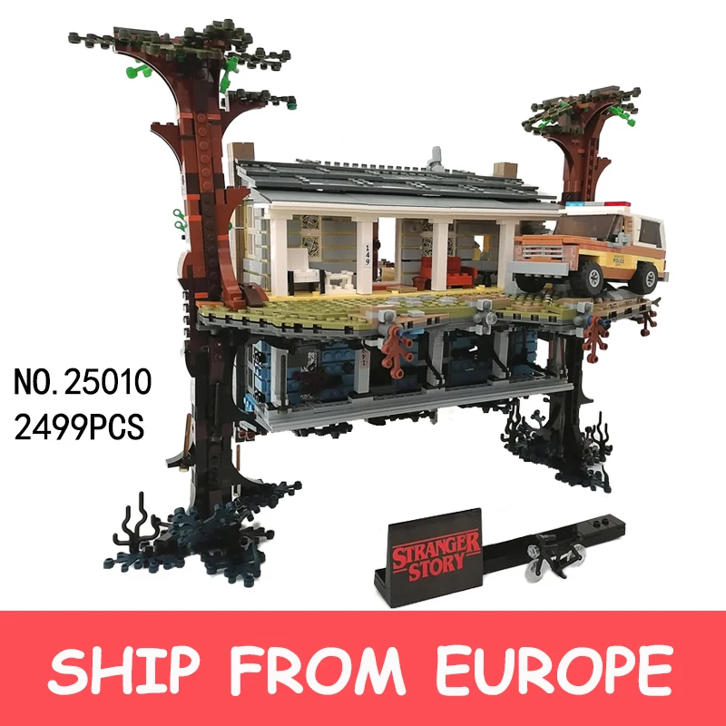25010 незнакомец вещь фильм строительные блоки комплект вверх ногами Модель