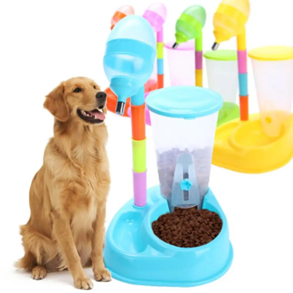 

Автоматическая поилка для собак, щенков, кошек, нескользящая миска для собак, фонтан, диспенсер для воды, кормушка для кошек, пластиковая дво...