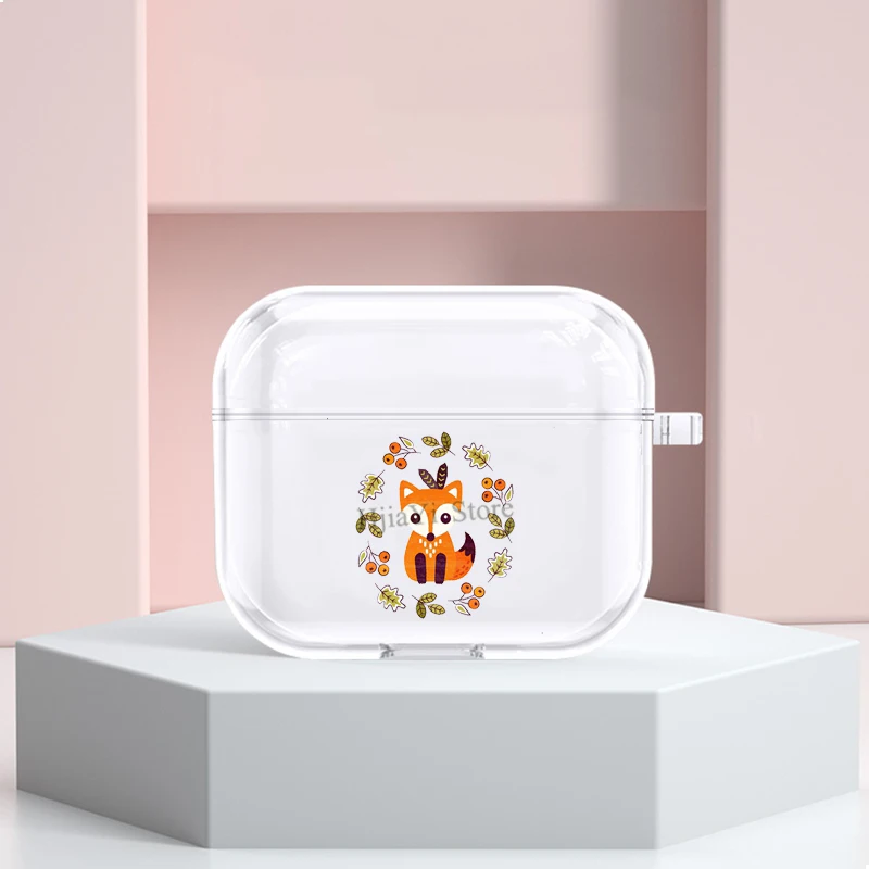 

Чехол для наушников Little Fox с осенними ягодами для планшетов Airpods 3, защитный чехол для наушников Airpods Pro 2/1