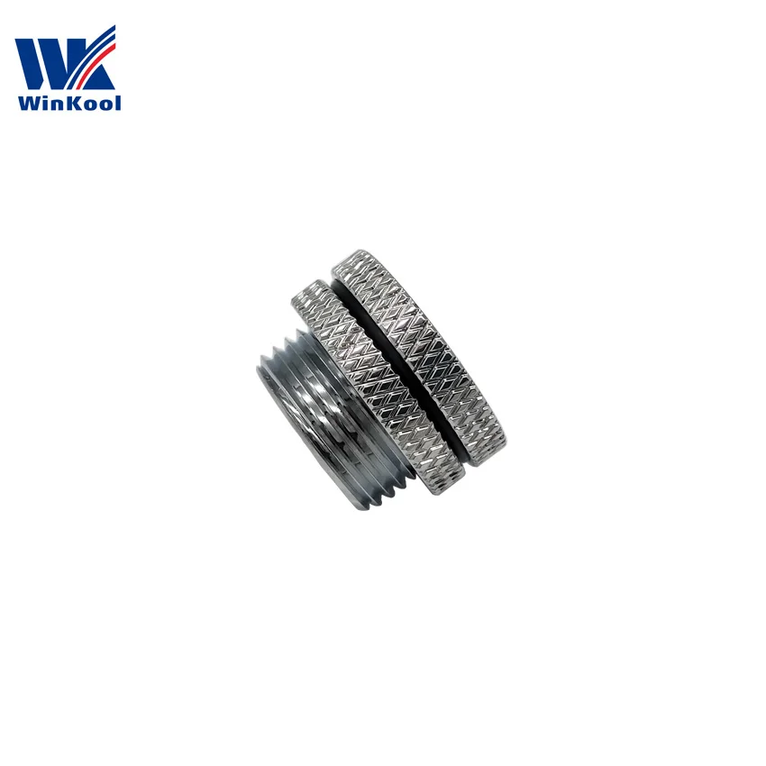 WinKool G1/4 &quotПереборка проходной фитинг/наполнитель Черный Серебряный разные цвета