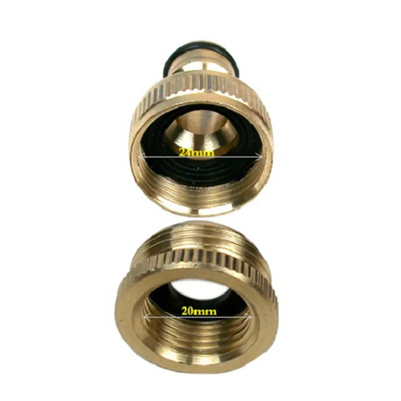 

1pc 3/4 Inch Brass Threaded Garden Hose Water Sprayer Tap Fittings Pipe Quick Garden Water Connector Brass Tap Adaptor