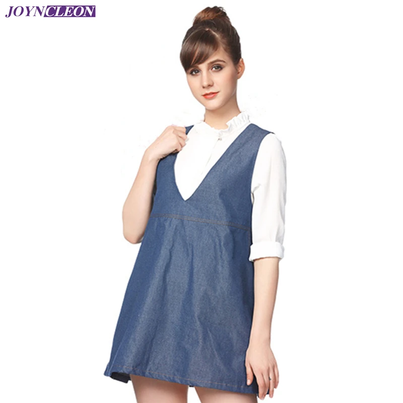 

Direct selling Electromagnetic radiation protective Deep V-neck maternity denim skirt EMF shielding metal fiber vest skirt