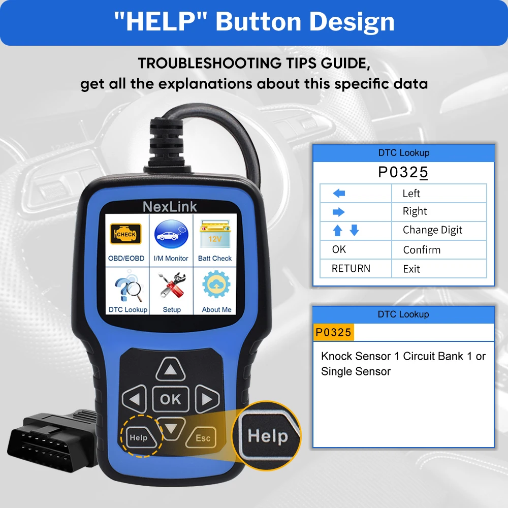 Deelife OBD2 Авто диагностический сканер OBD 2 сканирующий инструмент ODB2 диагностики