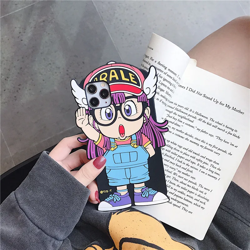 Для iphone 12 мини обувь для косплея Аниме 3D милые машина кукла аниме ARALE силиконовый