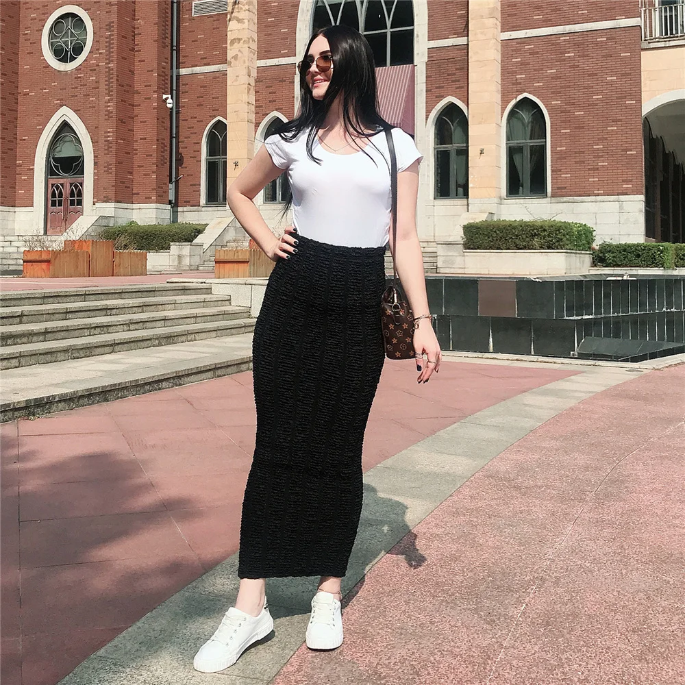 Юбка-карандаш Женская Плиссированная с завышенной талией | Тематическая одежда и