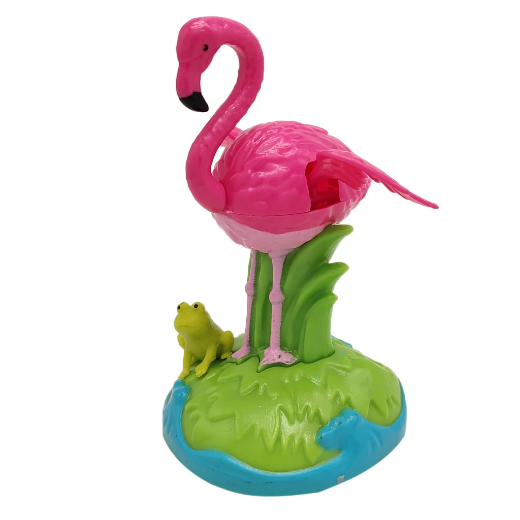 Solar Power Dancing Frog Flamingo Swinging Animal Figure Kid Toy Home Decor | Дом и сад