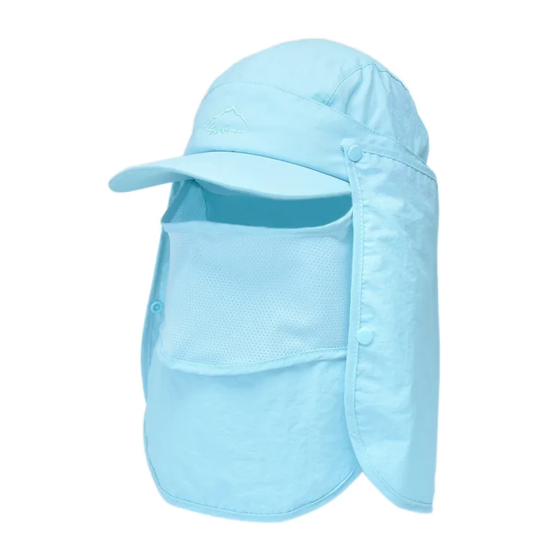 K68 Baseball Cap For Men Sun protection Mask Quick Dry Men's Panama Hat Protection Women's Visor Anti-UV | Аксессуары для