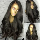 Simbeauty 4X4 шелковая основа спереди, парик из человеческих волос, предварительно отобранные Волнистые Шелковые волосы, бразильские волосы Remy для женщин, натуральный черный