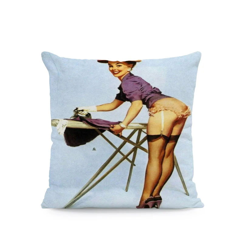 Красивая сексуальная наволочка Мэрилин Монро для подушки шортики с чулками юбка